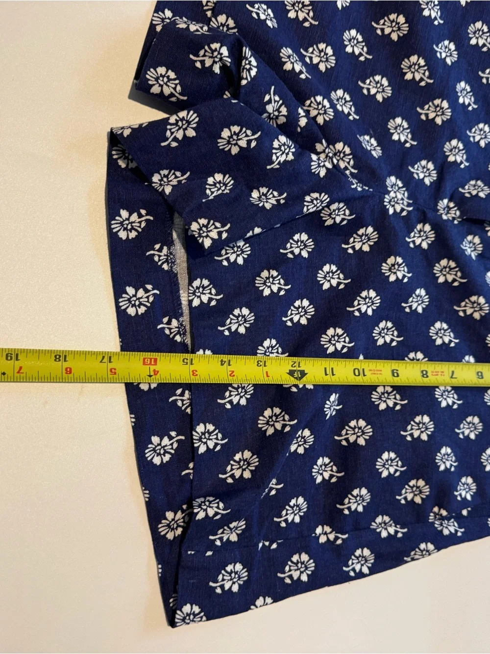 J. Crew Navy Printed High-Waist Women’s Shorts